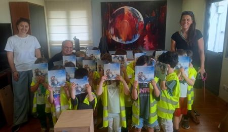 Περιβαλλοντική δράση του 1ου Πειραματικού Νηπιαγωγείου στο γραφείο του δημάρχου Χαλανδρίου