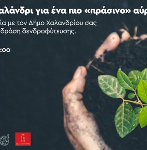 Δήμος Χαλανδρίου & ΕΕΑ ενώνουν δυνάμεις για δενδροφύτευση στο Πάτημα