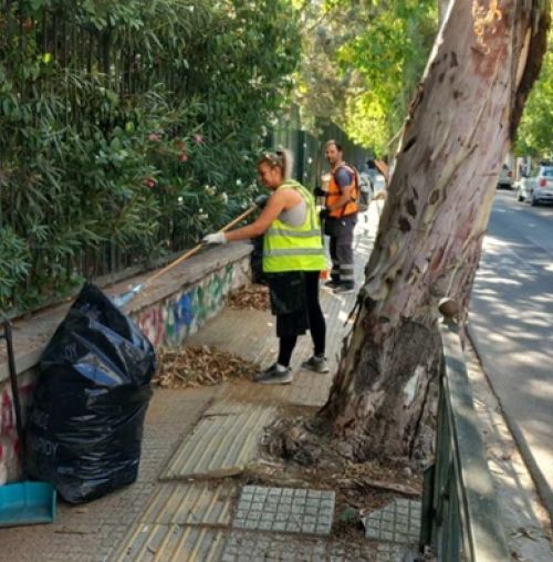 Επανέναρξη των εξορμήσεων της υπηρεσίας Καθαριότητας του Δήμου Χαλανδρίου για την οδοκαθάριση της πόλης
