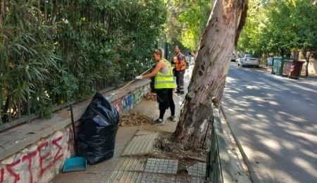 Επανέναρξη των εξορμήσεων της υπηρεσίας Καθαριότητας του Δήμου Χαλανδρίου για την οδοκαθάριση της πόλης