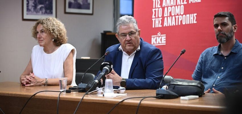 Επίσκεψη του Δημήτρη Κουτσούμπα στο Χαλάνδρι: «Το ΚΚΕ σταθερά δίπλα σε αυτοαπασχολούμενους και ΕΒΕ»