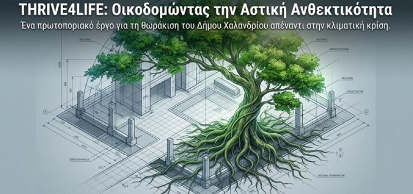 THRIVE4LIFE: Πρόταση του Δήμου Χαλανδρίου σε πρόγραμμα για δημιουργία ανθεκτικών οικοσυστημάτων δέντρων