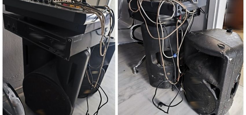 Συνελήφθησαν δύο άτομα στο Χαλάνδρι για διατάραξη κοινής ησυχίας – Κατασχέθηκαν 2 ηχεία υψηλής ισχύος